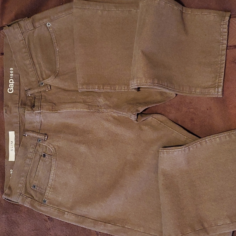 Gap Men's Khaki Premium Pants